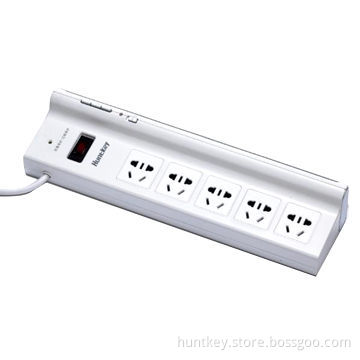 Power Strip with Speakers, 2W x 2 Power, Military Grade Lightening-protection